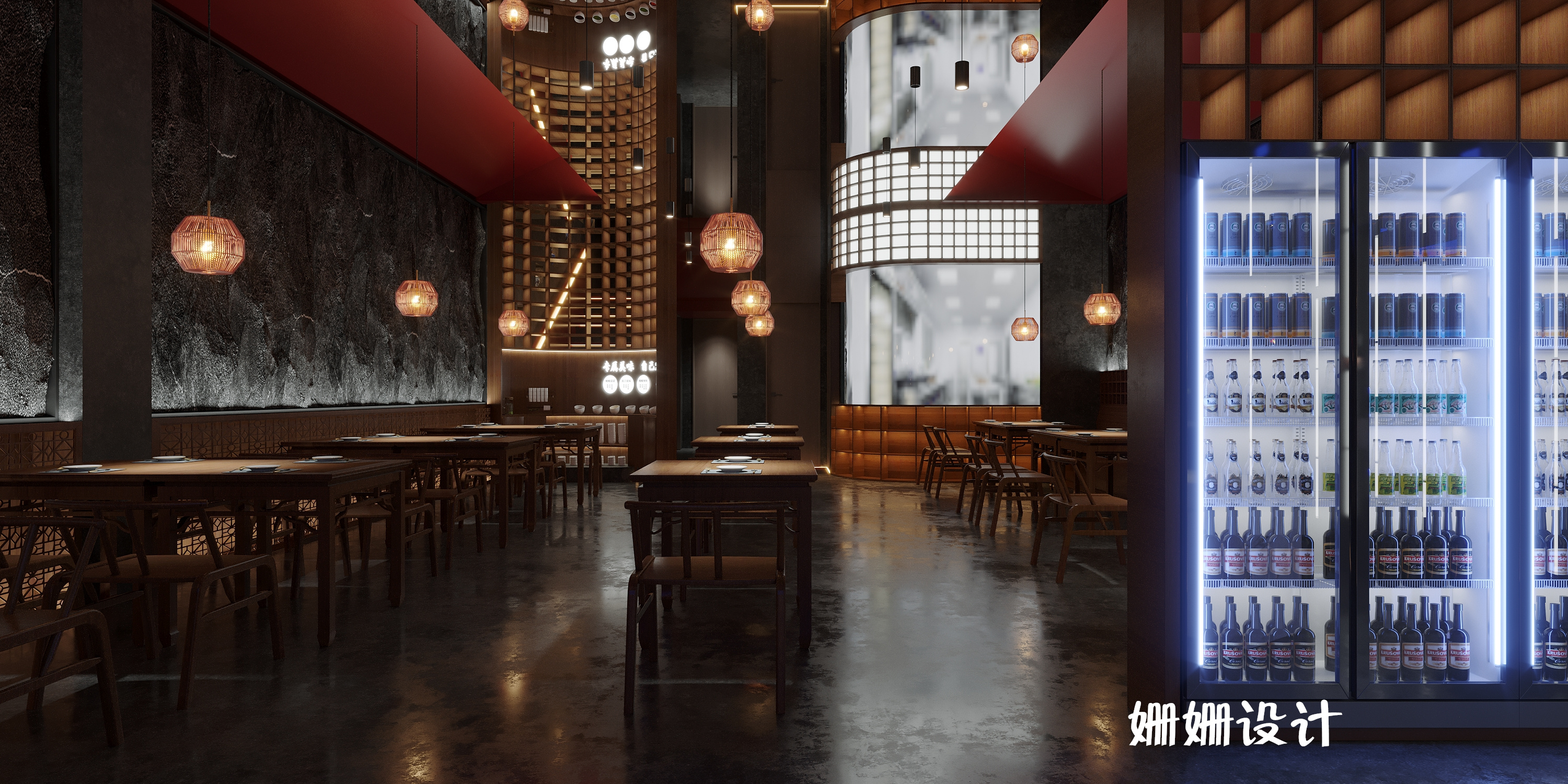 羊先生高端餐厅--餐饮空间-1