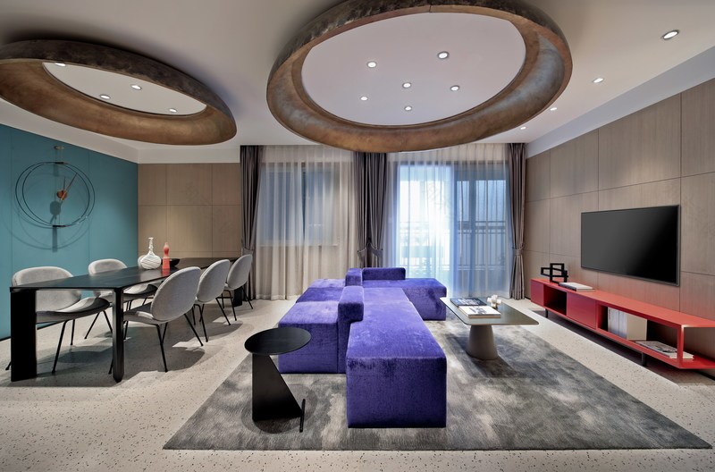 北辰湘府世纪F2创意样板房 | 蒙德里安风格的艺术空间-8