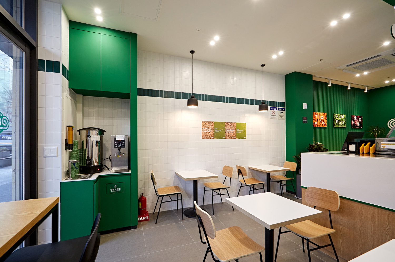 绿意盎然的韩国餐厅 | 自然的味道与现代设计-10