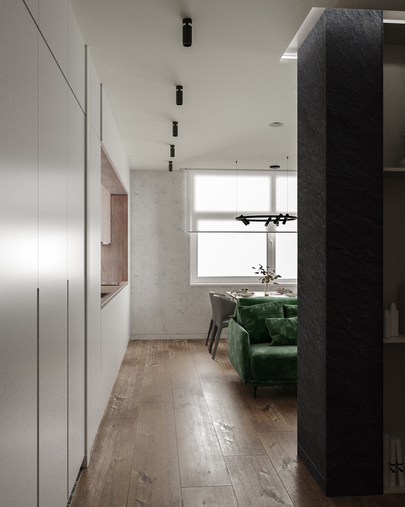 现代极简风公寓设计-2