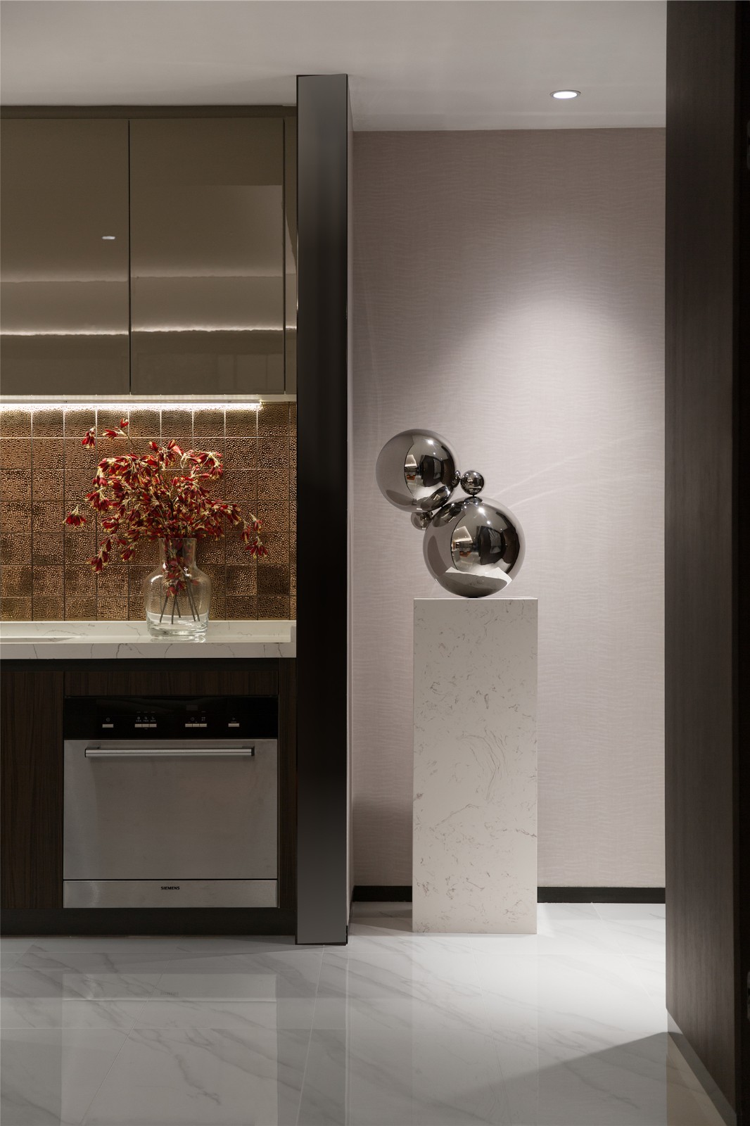 69㎡现代个性酷雅样板间  天艺陈设-8