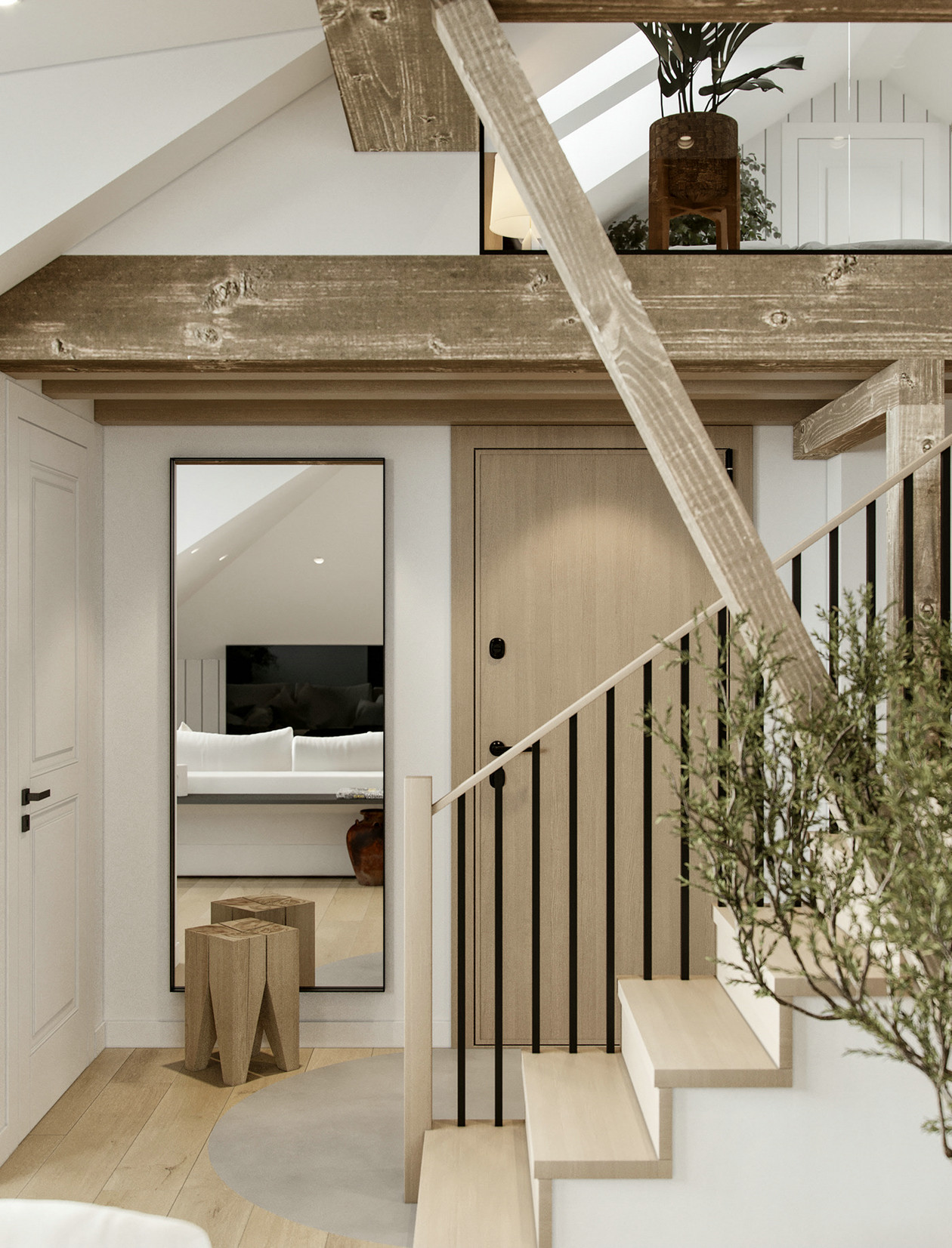 原木风公寓设计 用自然元素打造温暖舒适的空间-1