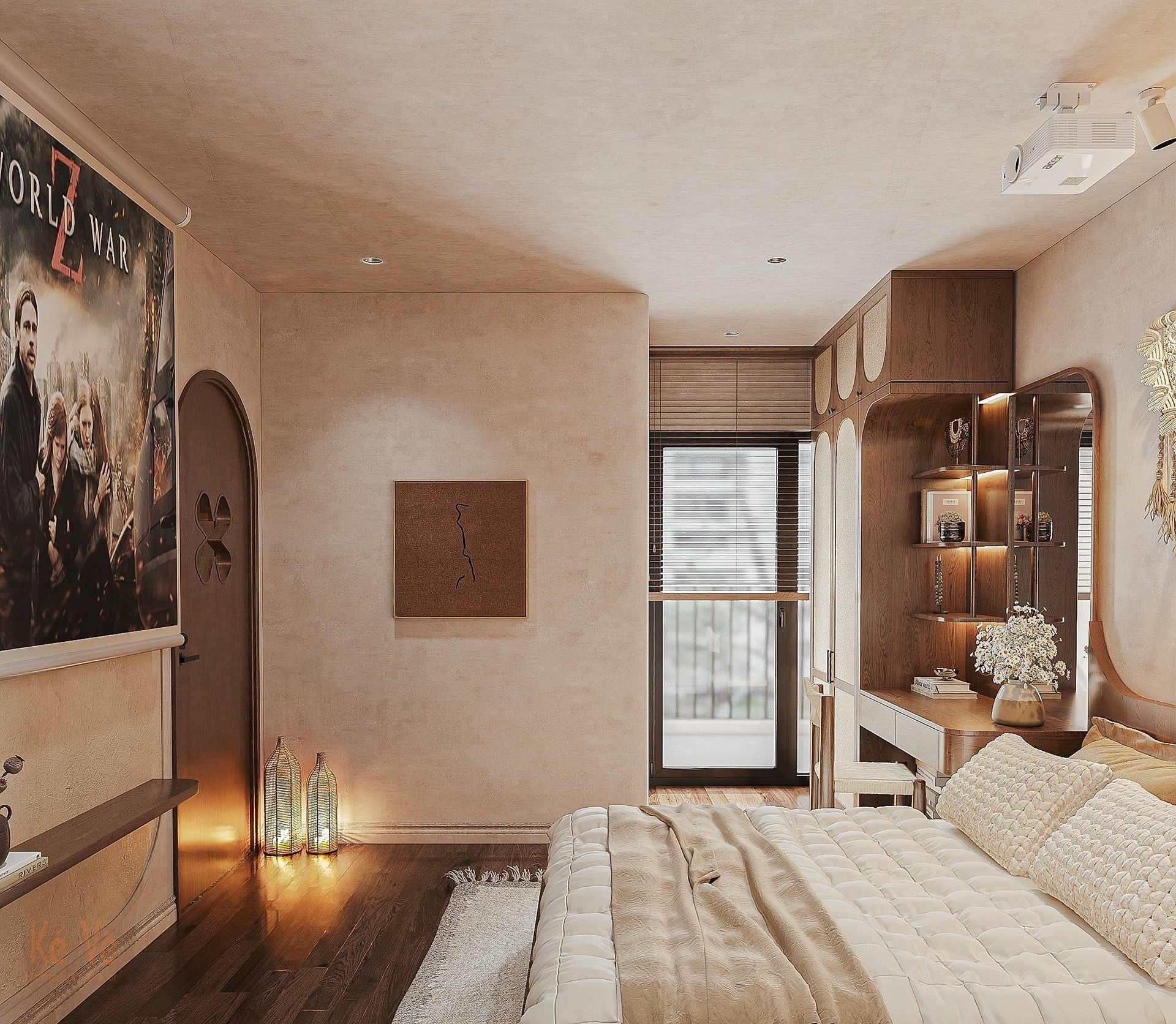 LandmarkOnsen  Ms Giang 公寓室内设计丨越南河内丨Kẻ Vẽ interior-21