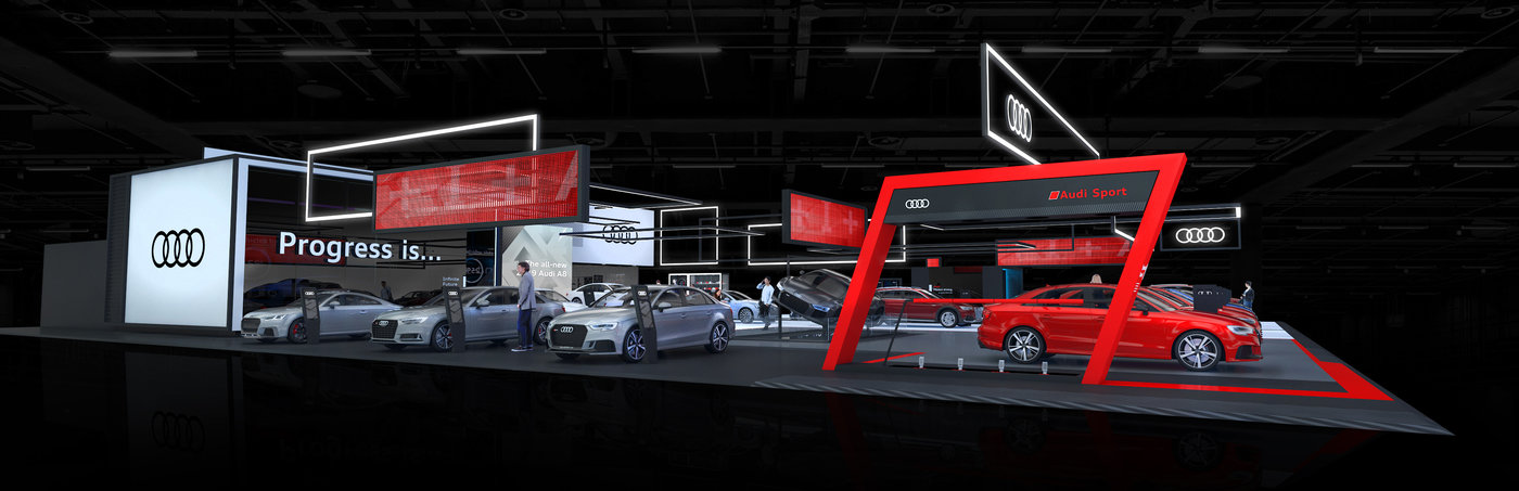 奥迪汽车展节目丨美国洛杉矶丨EWI Worldwide-1