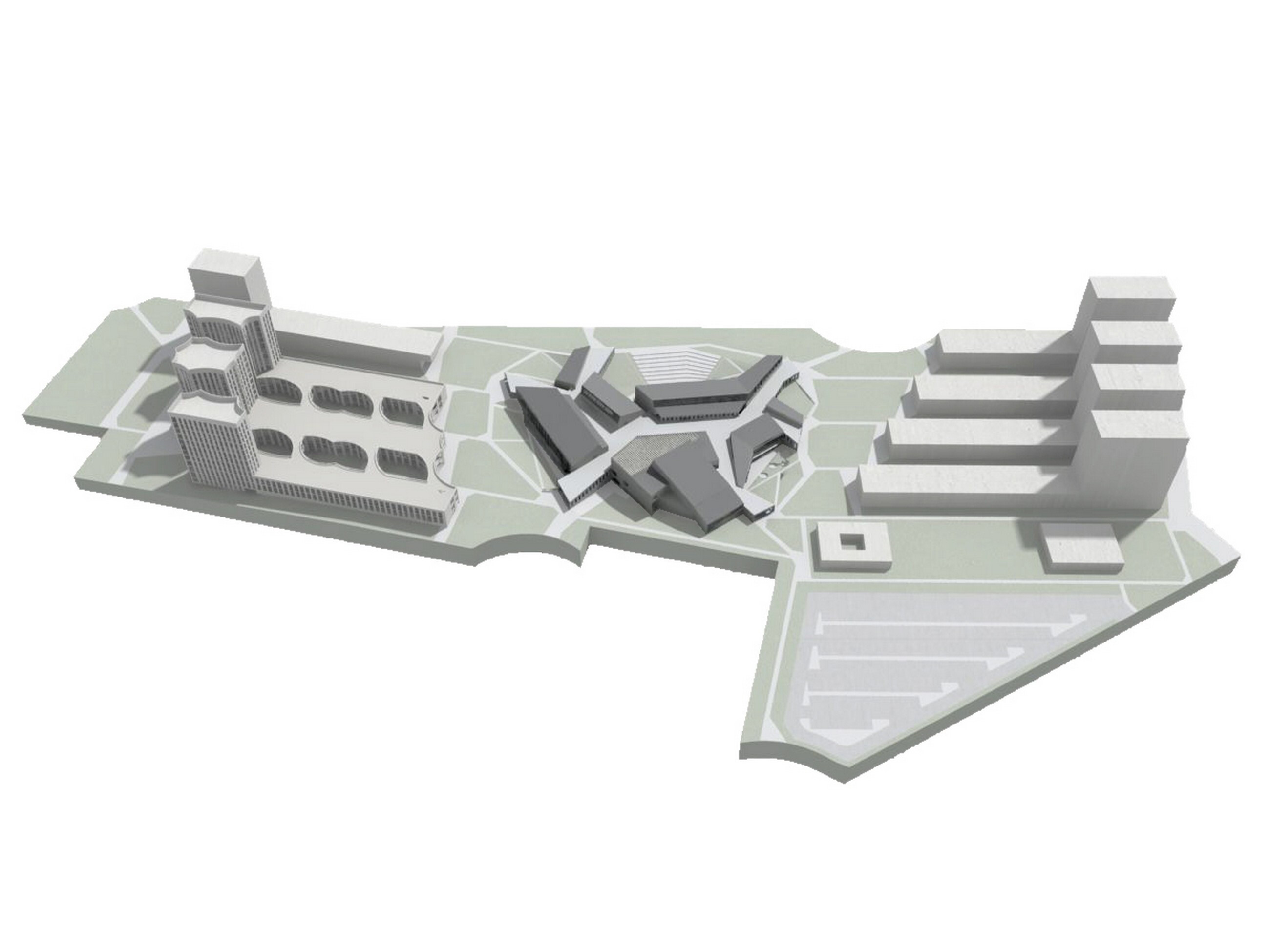 格兰纳达大学学习中心 · 有机形态的多功能空间-32