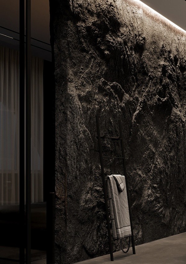 高级黑+简洁白的住宅设计--高级有范儿-17