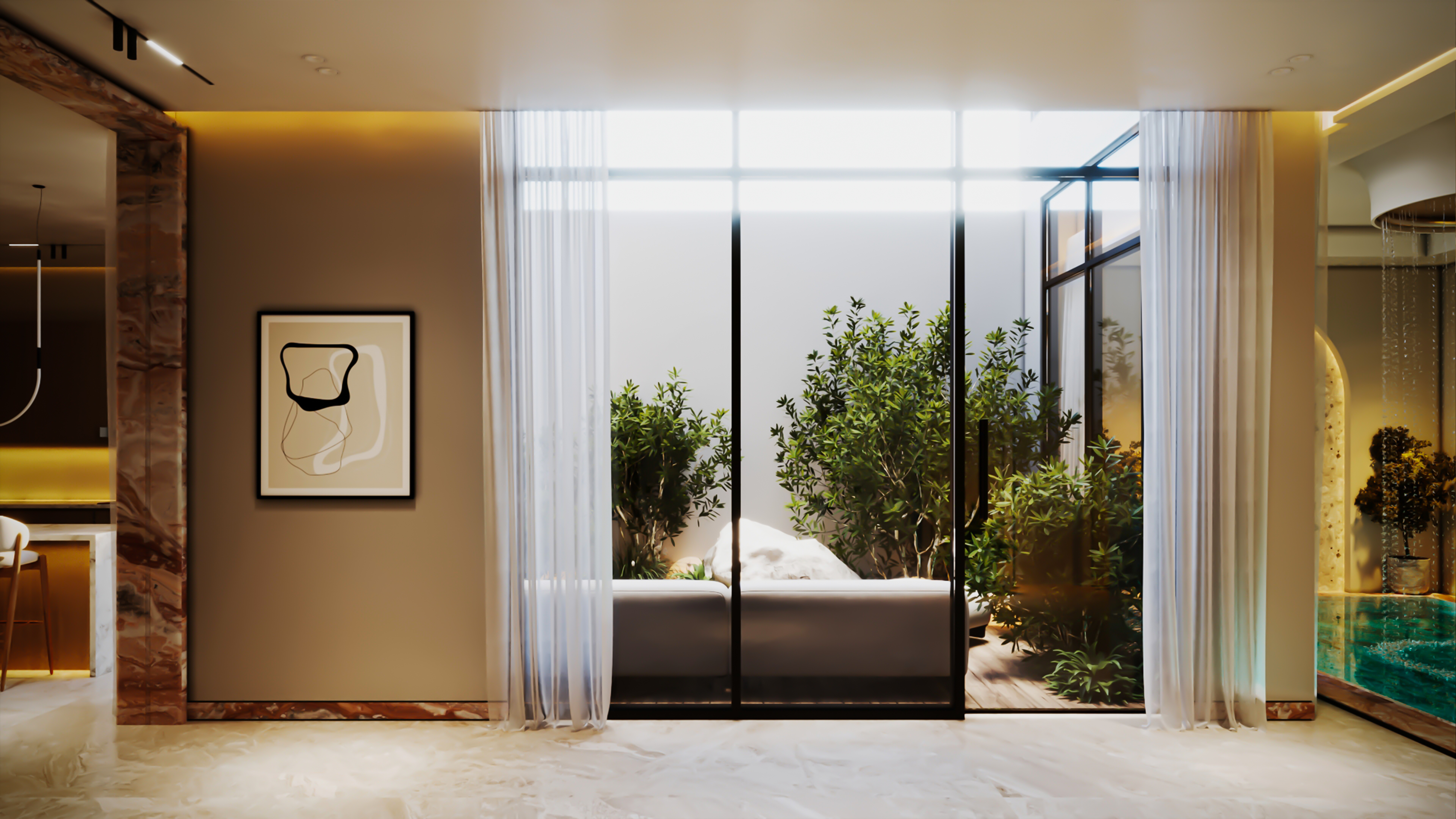 SOLTAN VILLA · 01 BASEMENT室内设计-23