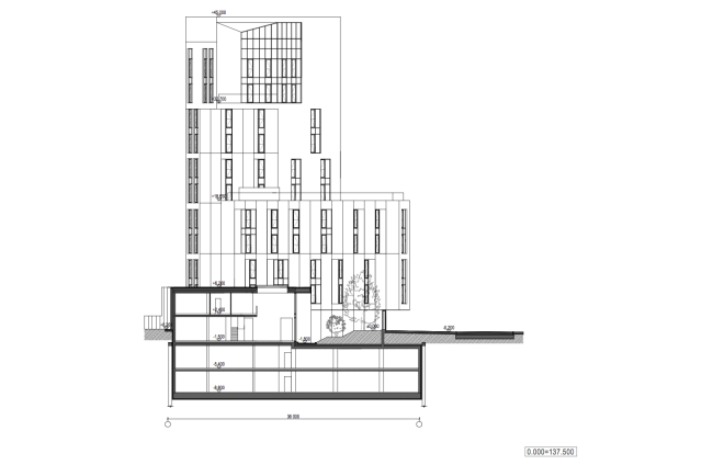 Burdenko街带地下停车场的公寓楼丨俄罗斯莫斯科丨Sergey Skuratov architects-64