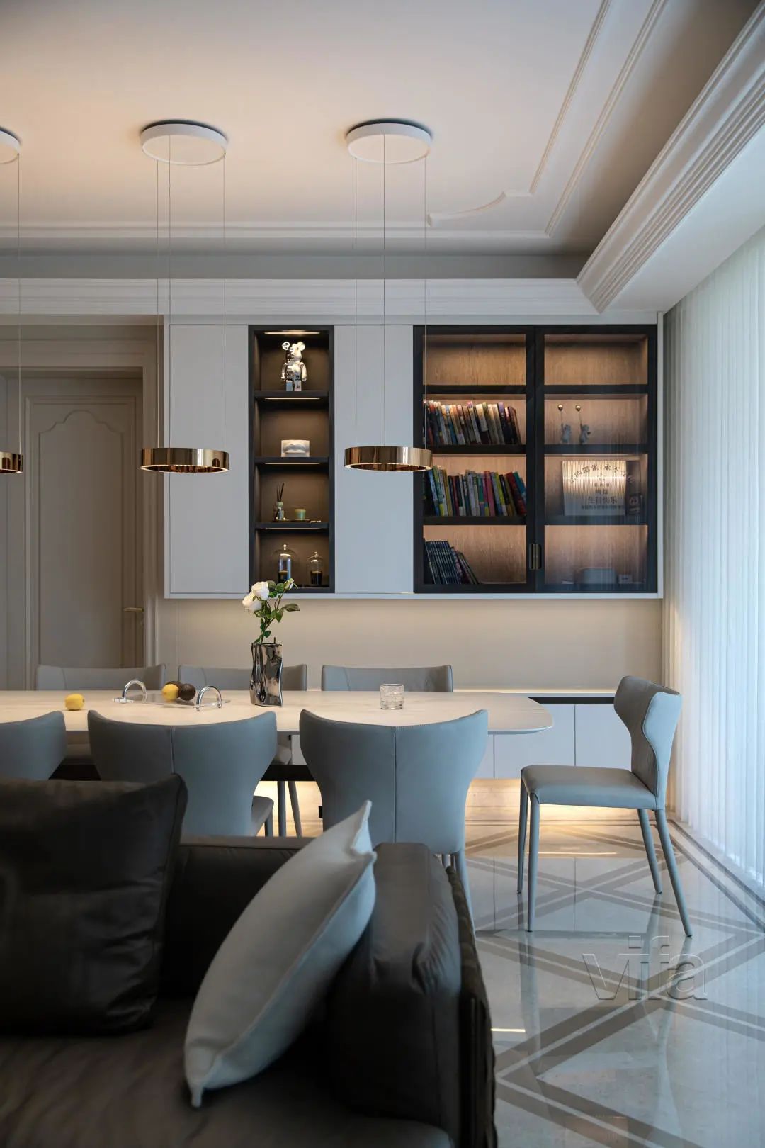 舟山柏悦府丨中国舟山丨壹盏灯空间设计-17