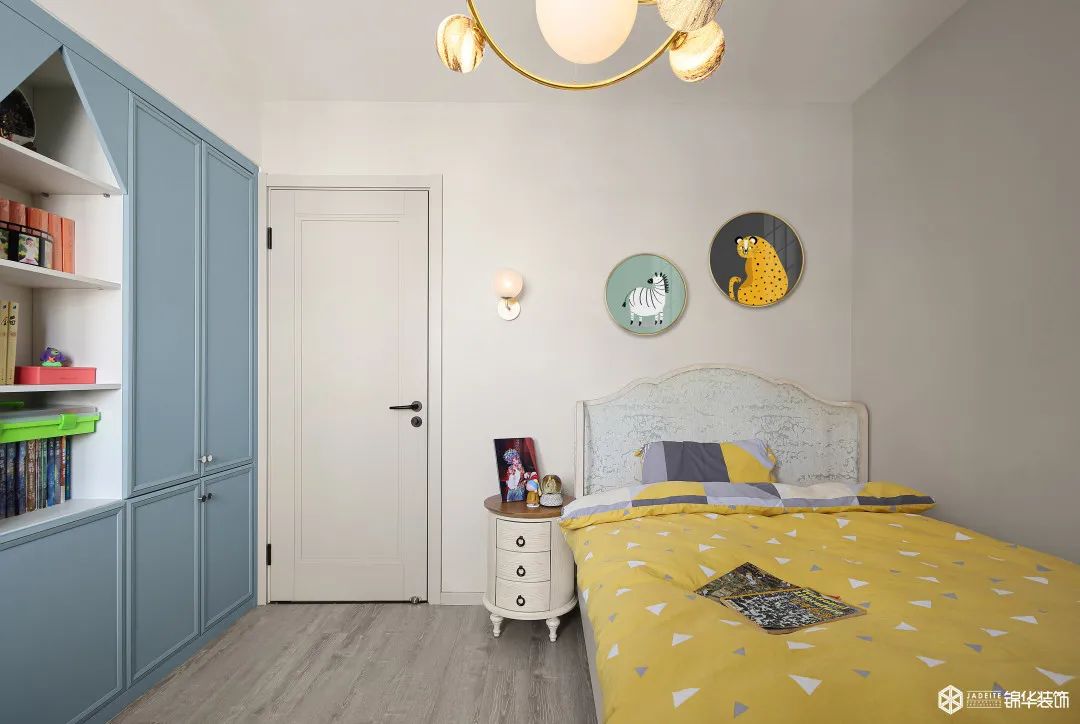 二胎家庭的 128㎡空间极致利用丨锦华装饰-43