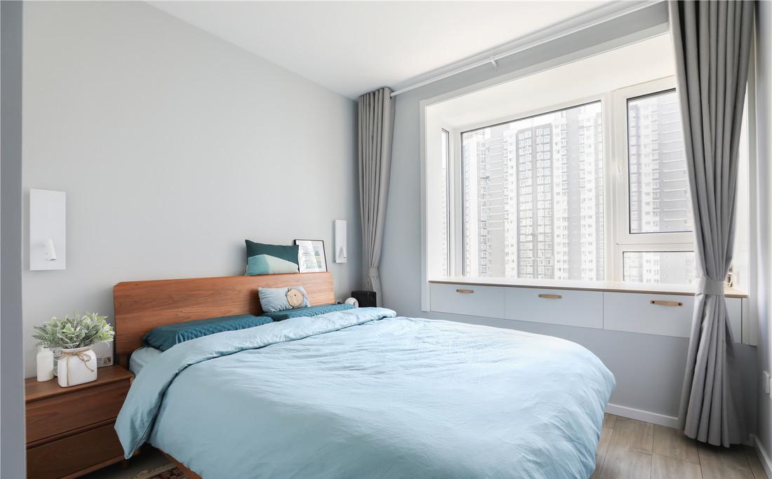 北京 80㎡独居空间,北欧风++ 定制柜打造舒适生活-34