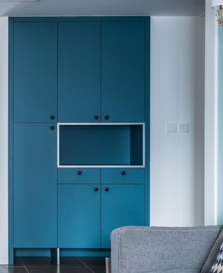 北欧混搭风 134㎡三居室,收纳与美观兼具-2