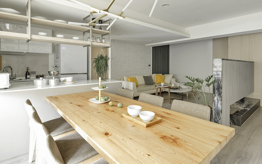 高雄 100㎡北欧风亲子宅 | 开放式空间、自然色彩、简约收纳-25