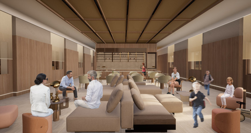 精神·茶包容游戏室
注:ETHOS常见释义为精神、气质、风气 ,由于没有更多的语境,这里按常见释义翻译TEA直接译为茶 INCLUSIVE PLAYROOM可理解为包容(性)的游戏室 -17