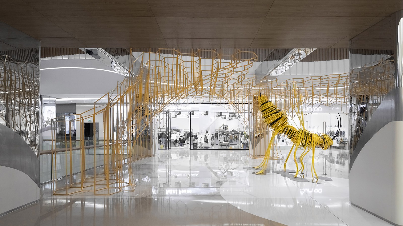 深圳蜂巢大型艺术装置：哲外艺术设计-2