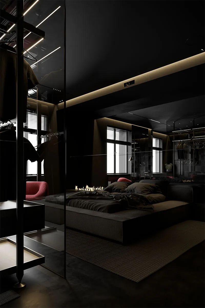 黑色极简主义 · Igor Sirotov 的纯粹空间设计-36