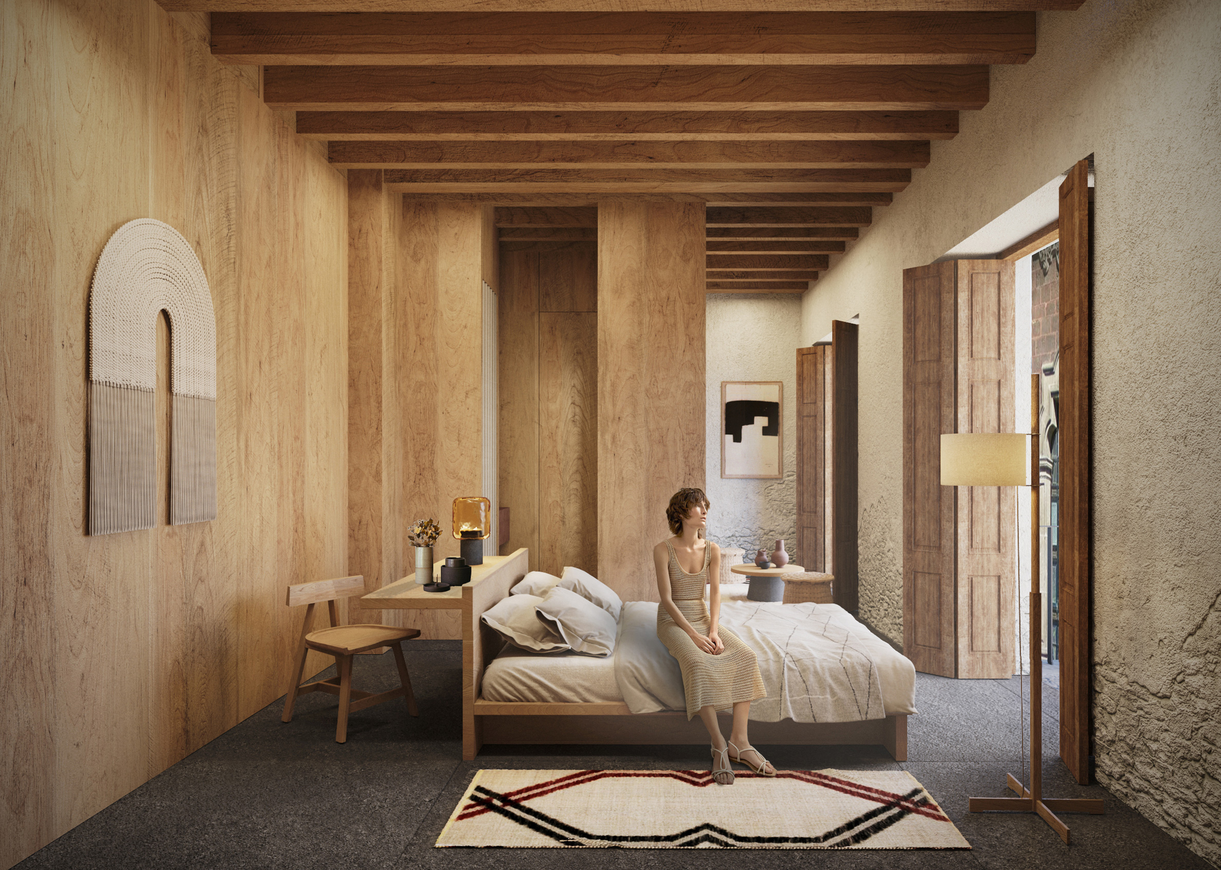 墨西哥历史中心酒店 · 木结构与历史的完美融合-6