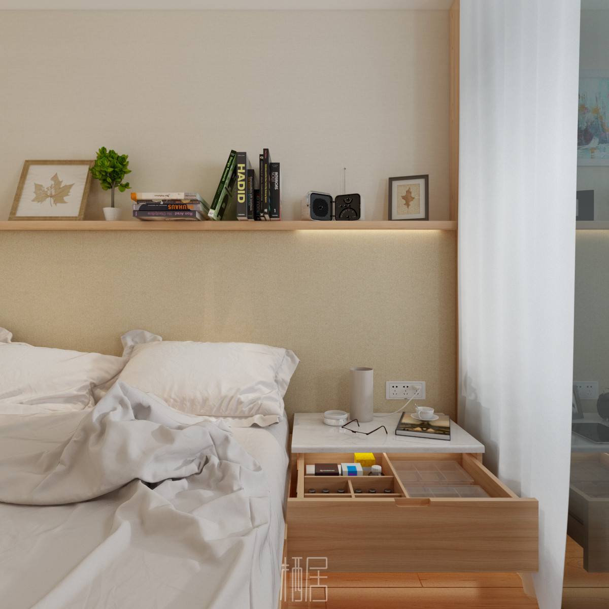 小户型逆袭 | 48 平米一居室变身三室三厅三卫一厨设计-7