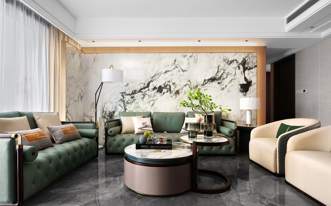 雅奢东方 · 中式轻奢三代同堂的家-3