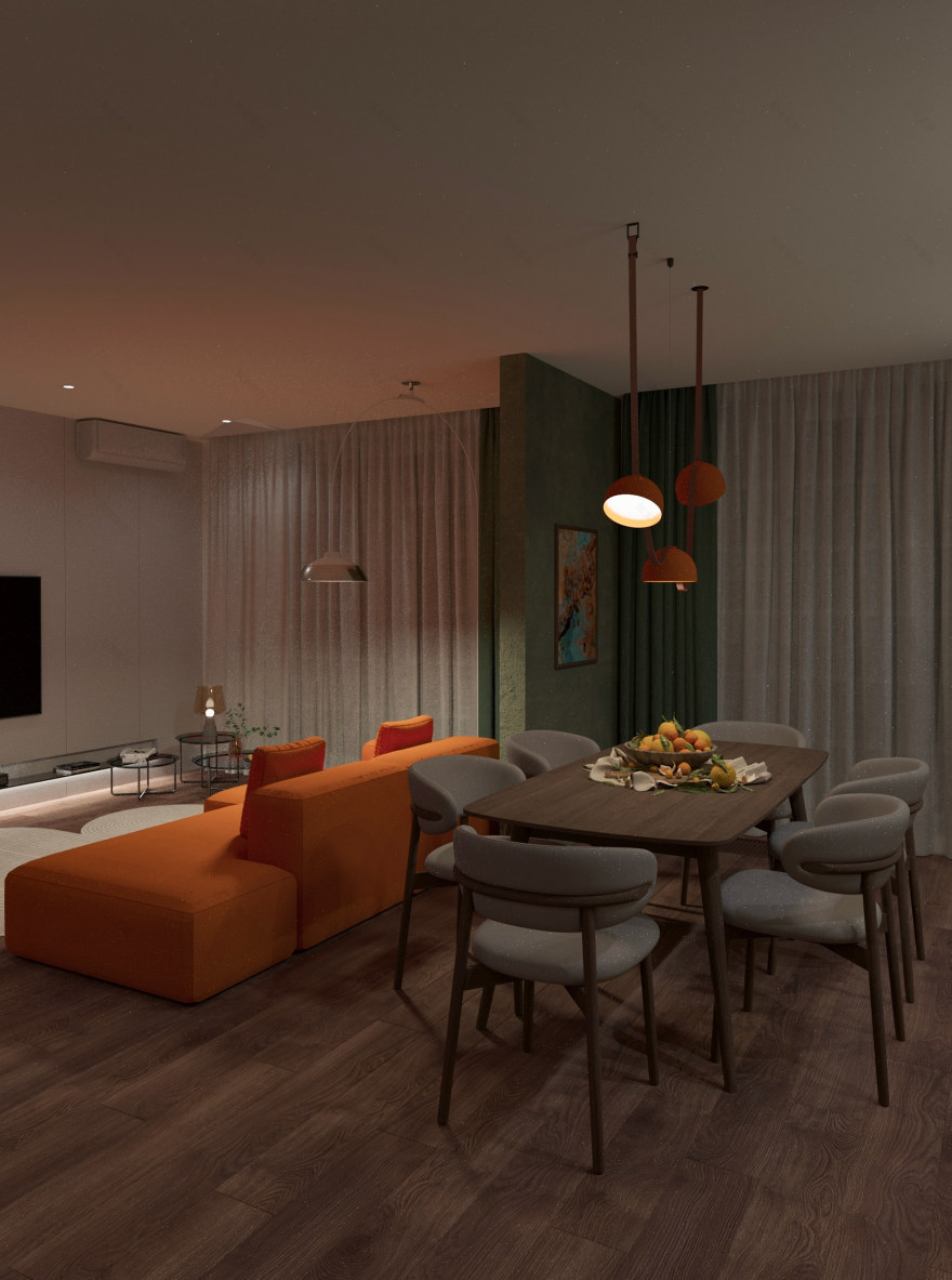 年轻情侣公寓设计项目丨乌克兰基辅丨Diana Chehaieva-22