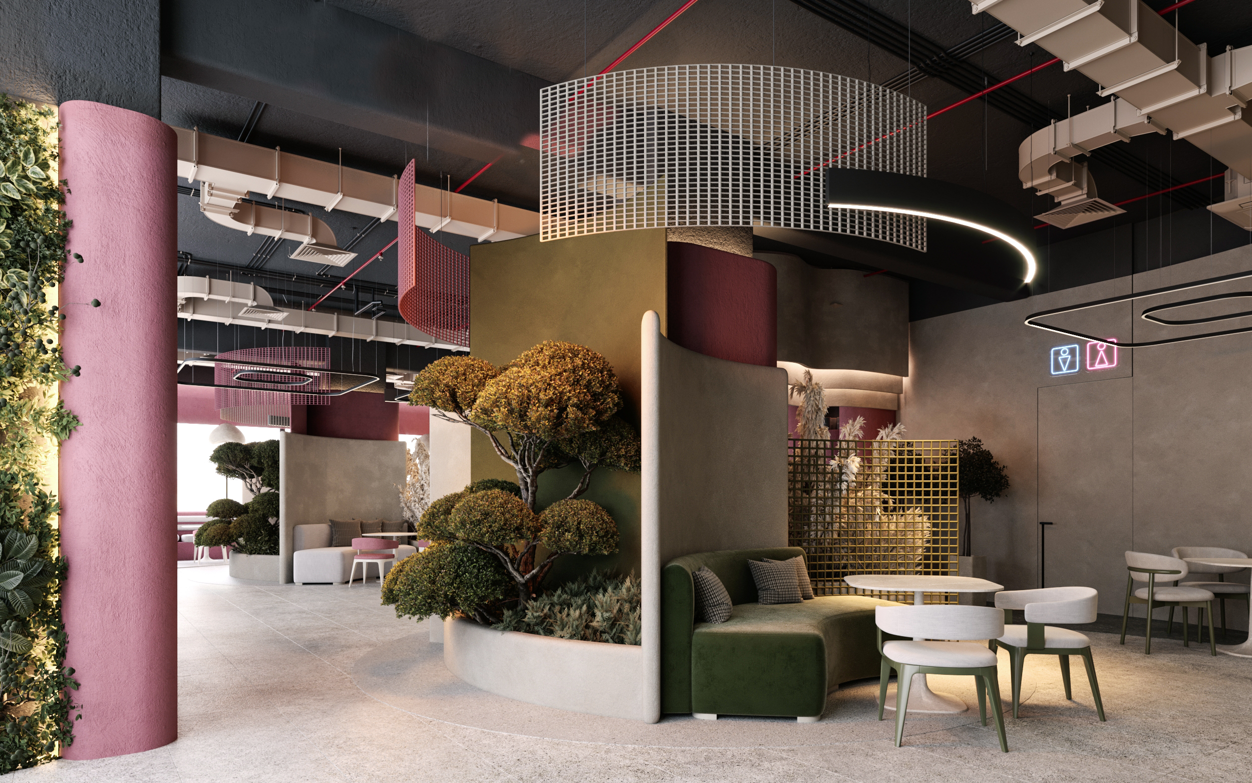 Modern Café & Sweets Shop Interior Design-4