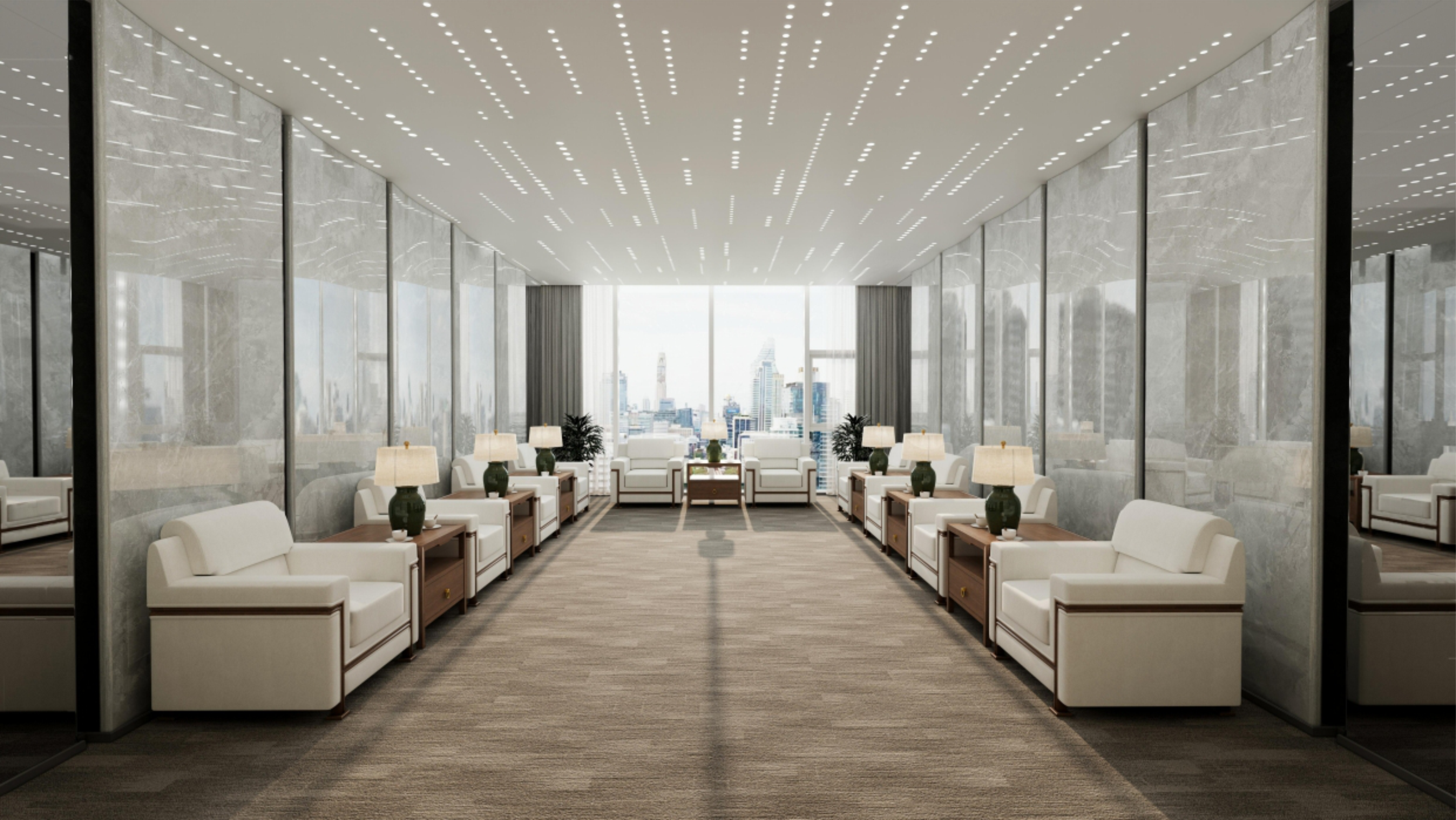 写字楼办公空间装修效果图-3