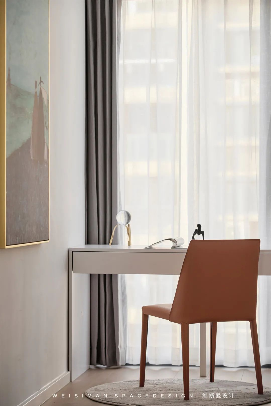 奶油色调的温柔私宅丨苏州维斯曼全案设计-44