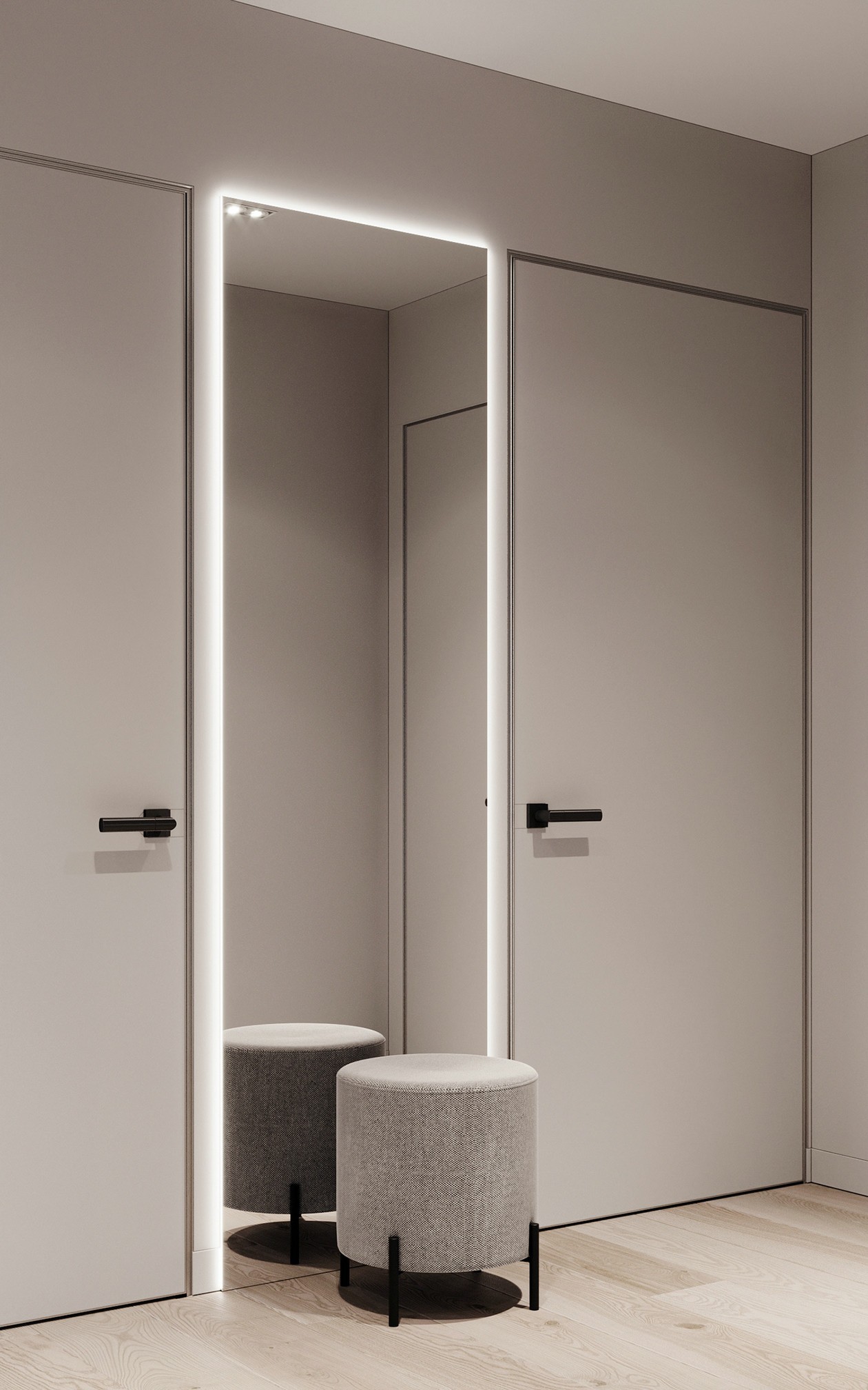 95㎡清爽原木风 纯粹自然的空间气质-1