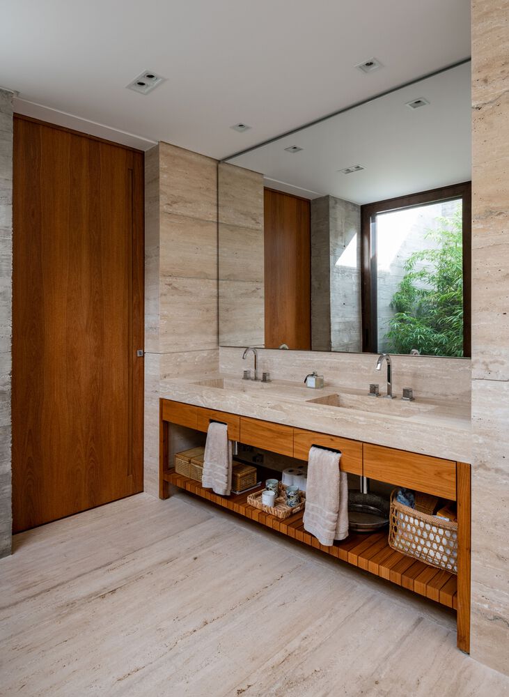 绿意盎然与自然共生的巴西家庭住宅丨巴西圣保罗-64