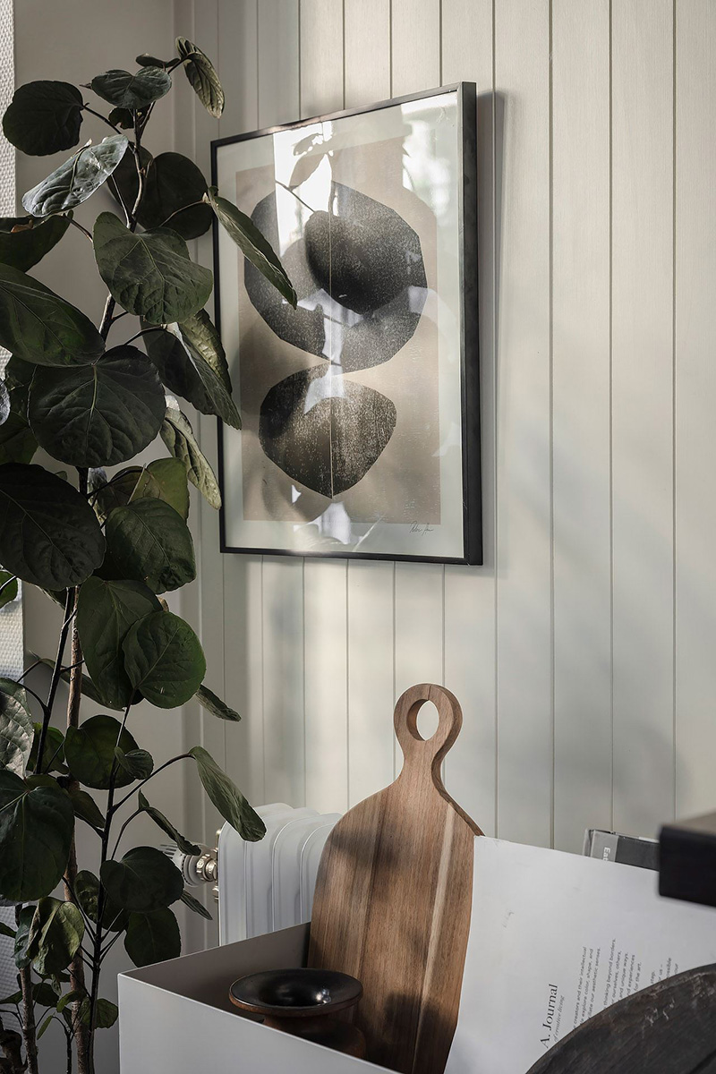 哥德堡 51 平米时尚公寓 | 灰墙砖厨、复古走廊，小空间大创意-23