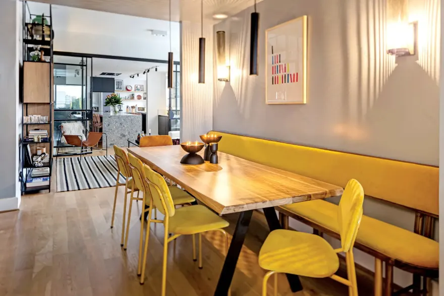 阿根廷布宜诺斯艾利斯现代公寓 | 温馨木质元素与开放空间的完美融合-6