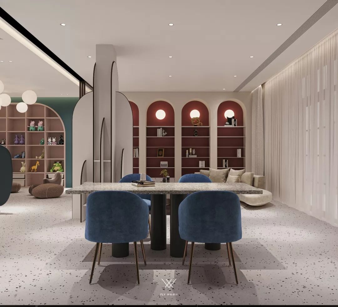 法式现代风独栋别墅,优雅与时尚的完美融合-83