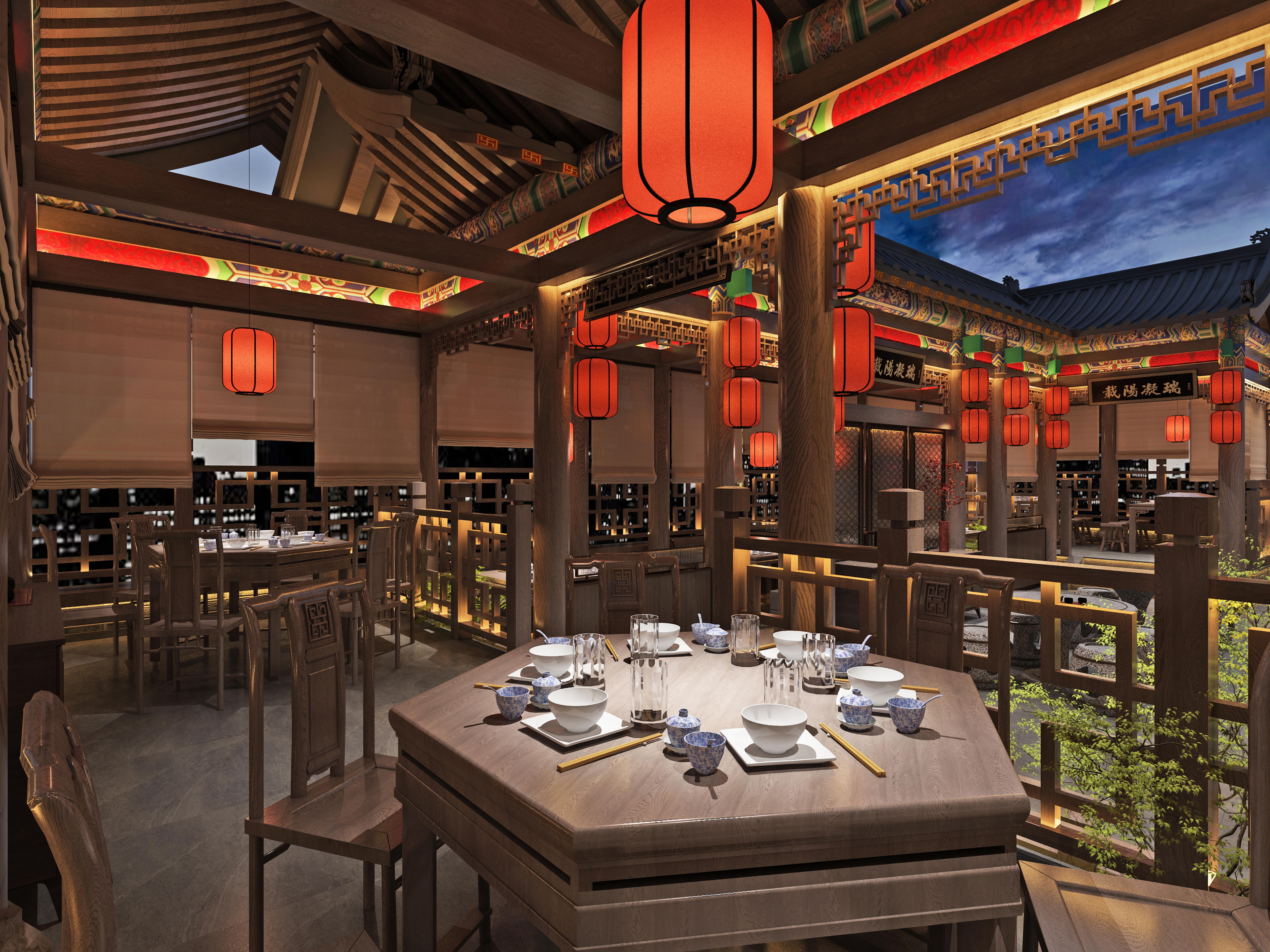 贾五熬鱼店铺室内设计-42