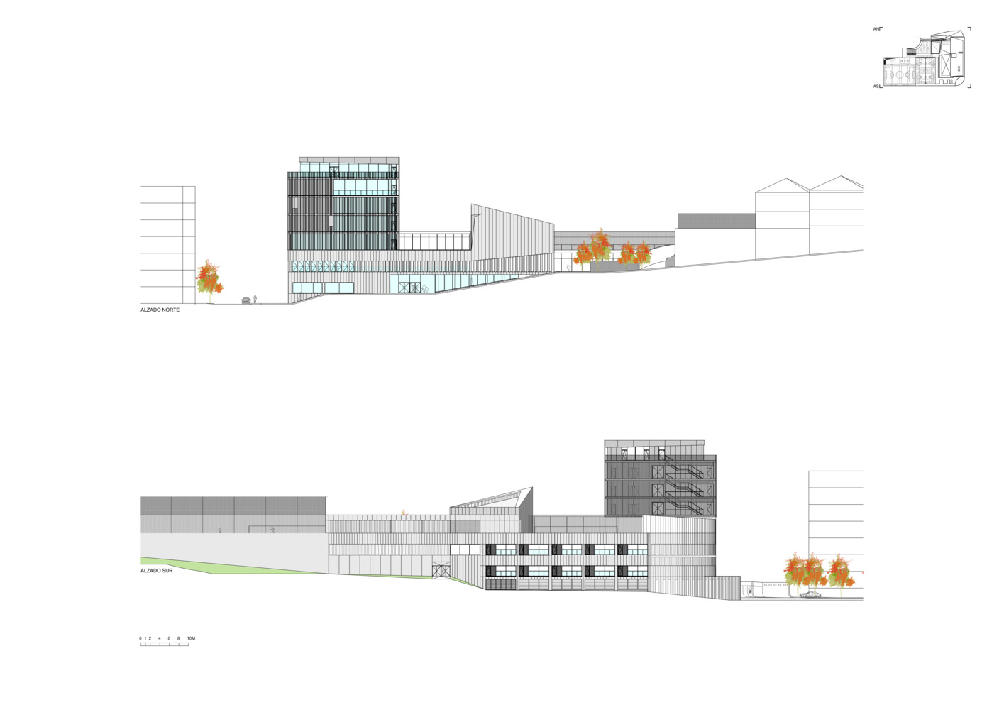 西班牙圣塞巴斯蒂安 Aldapeta María Ikastetxea 学校 | 现代教育建筑的典范-89