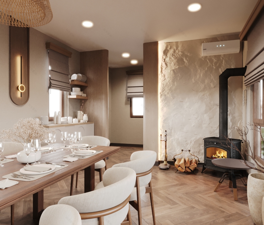 Restaurant Complex Exterior & Interior Design 220 m/2-9