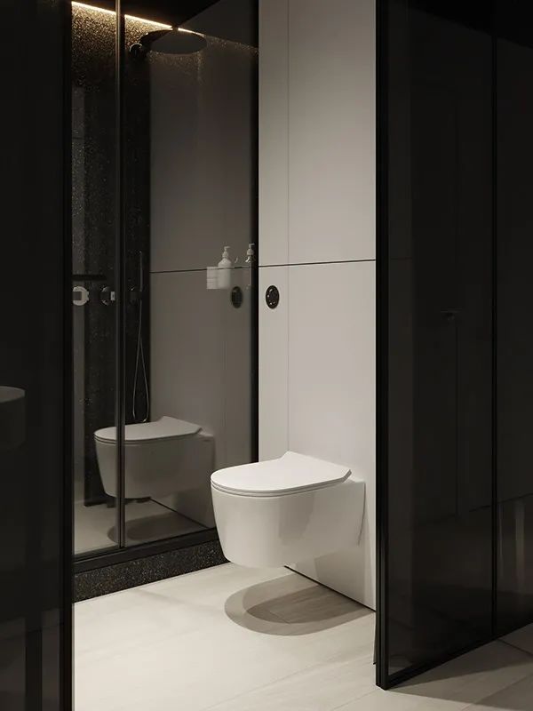 现代黑白色调 loft 公寓丨白俄罗斯明斯克丨Andrew & Darya Zhlobich-31