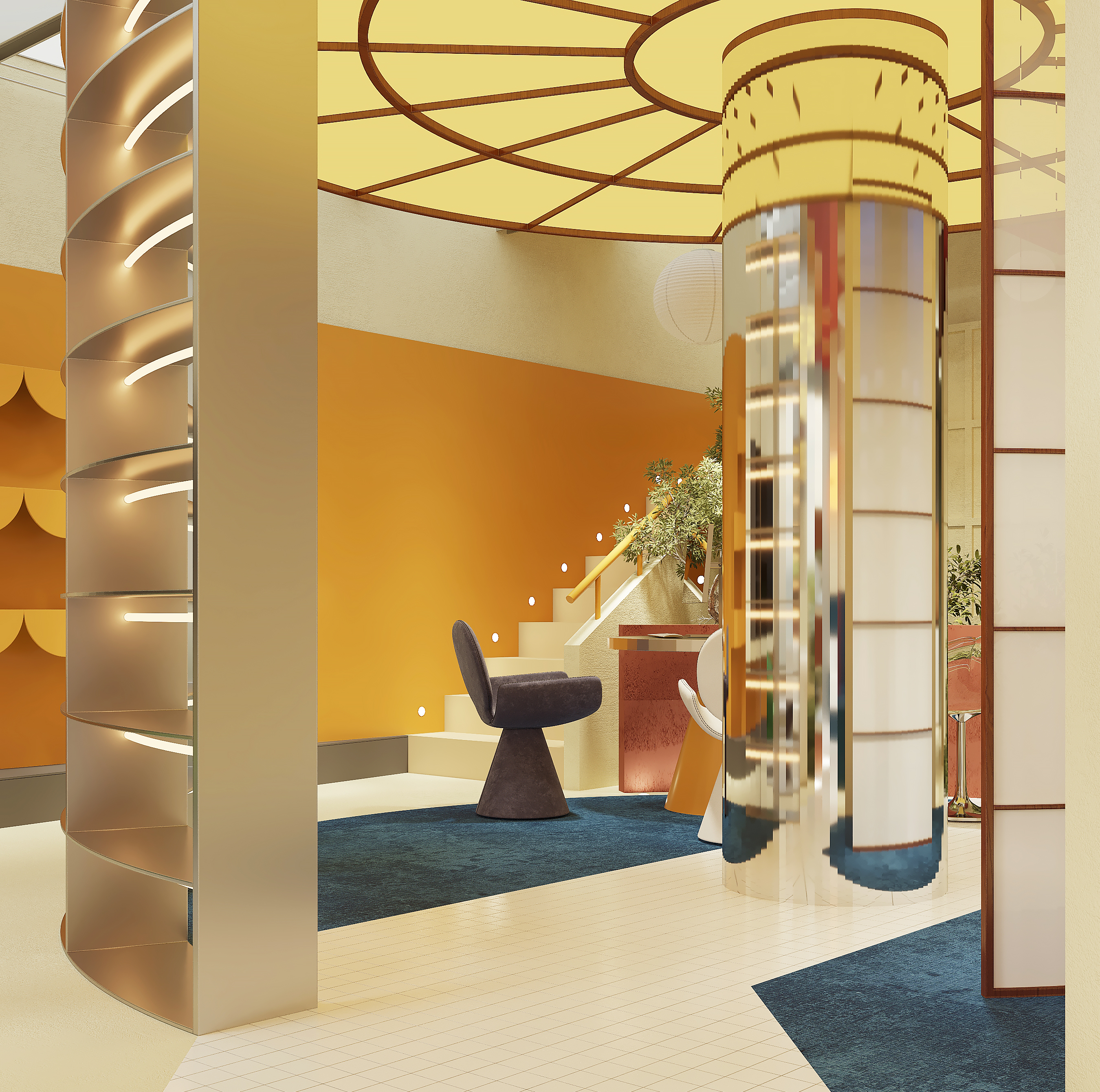 中古包豪斯定制办公展陈空间-5