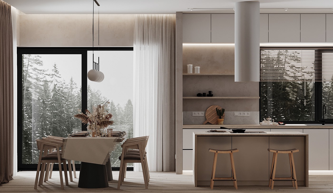 高级灰色系别墅设计 简约自然 超有格调！-19