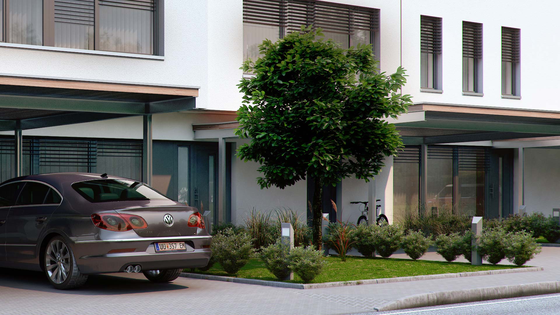 奥地利 Ottensheim 现代多家庭住宅设计-9