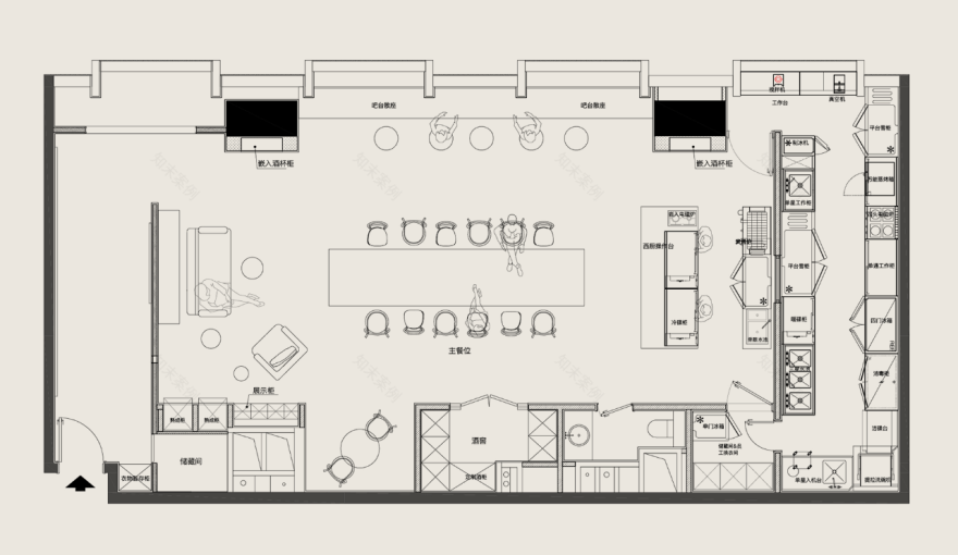 北京 Bo's Table 主厨餐厅丨中国北京丨两个设计师设计事务所-47