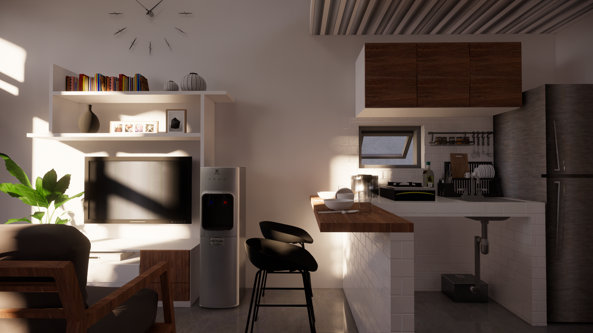 3D Rendering Compact House-8