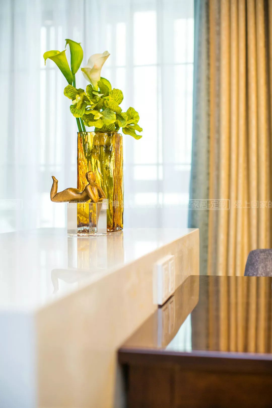 【申远软装百套实景案例】海琪园 119㎡ 现代轻奢-17