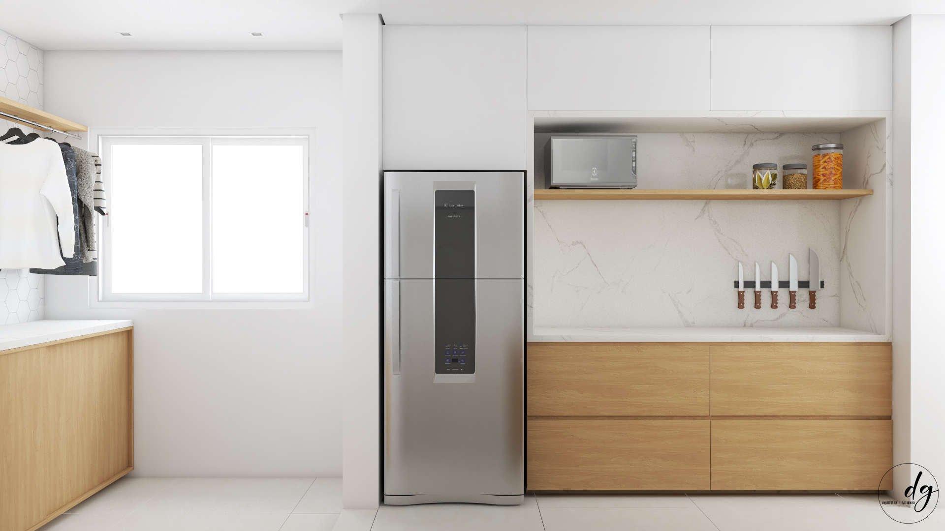 Cozinha e Lavanderia Integradas | DG-6