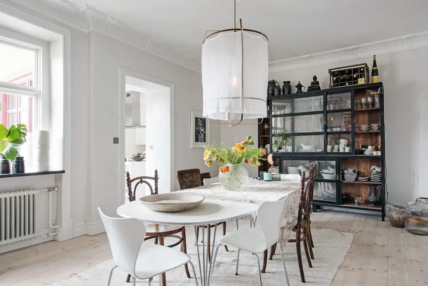 瑞典 106 平米原木与水泥的温馨原野风-10