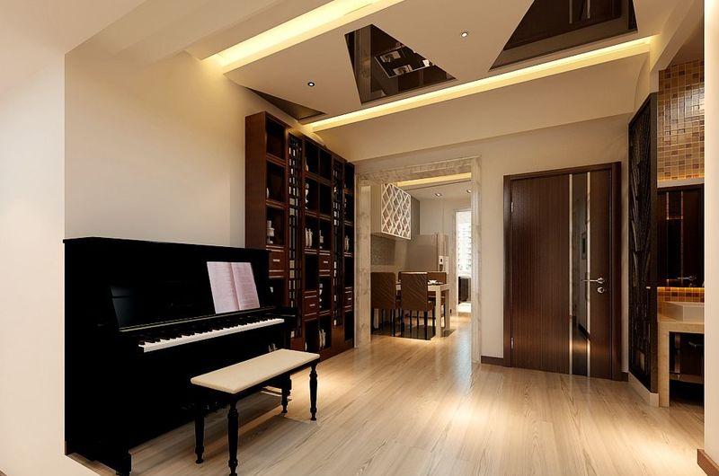 哈尔滨实创装饰打造宝宇天邑澜山126平个性现代三居-11