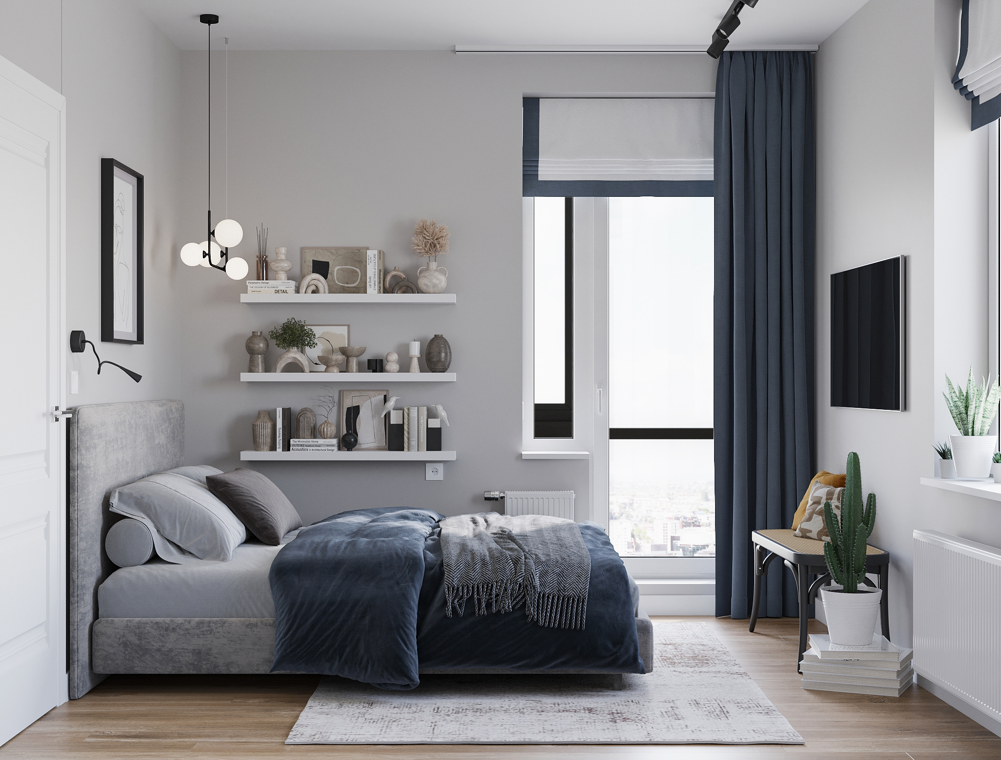 bedroom in renting appartments-1