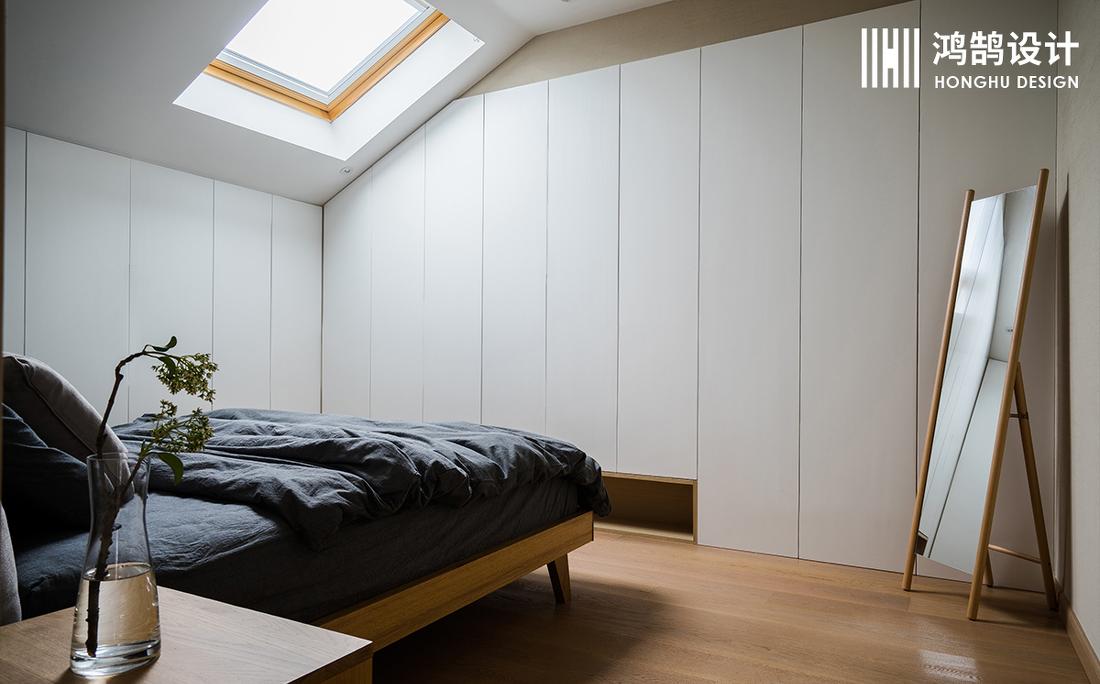 上海别墅艺术展风二手房改造,功能收纳隐藏式设计-36