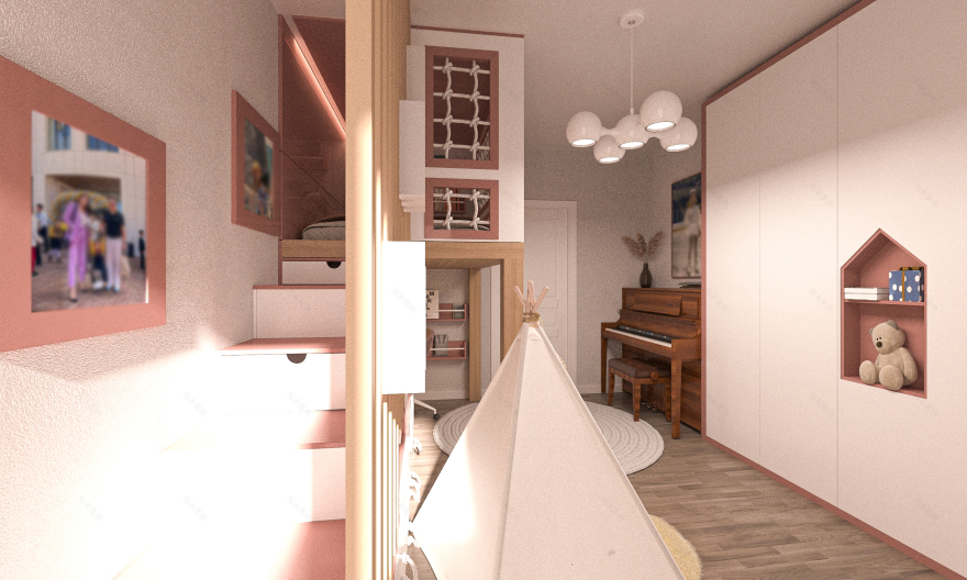 2 Bedroom Apartment 室内设计丨蒙古丨De.Goo-19