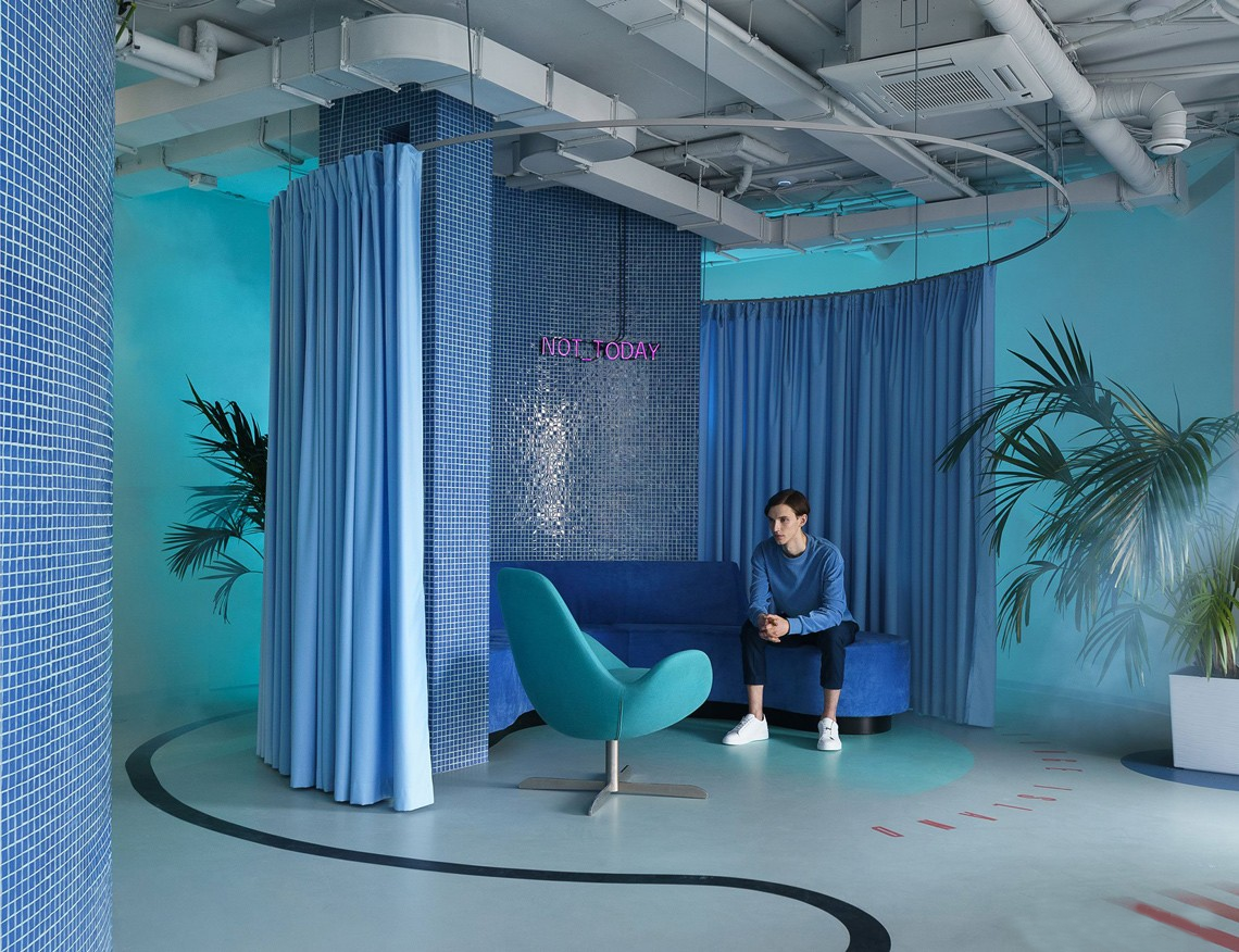 1000㎡硅谷撞色办公空间-4