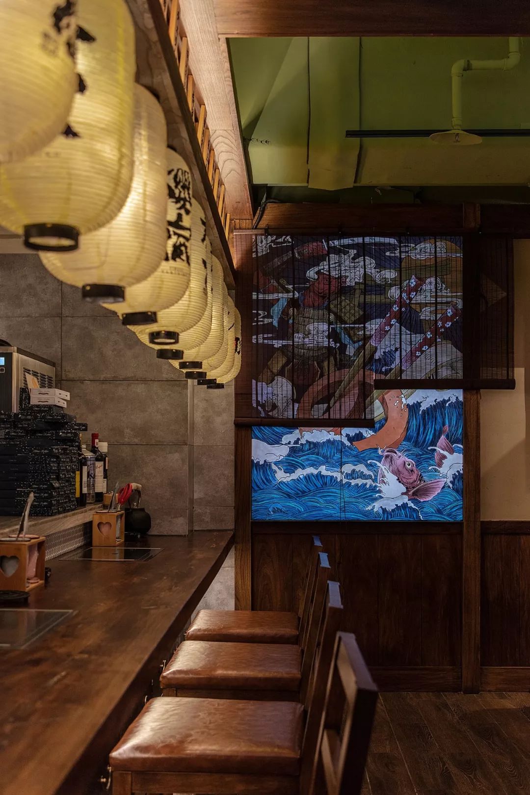 樱宿烧肉 | 北京 200㎡日式餐厅设计，打造居酒屋风格美食空间-42